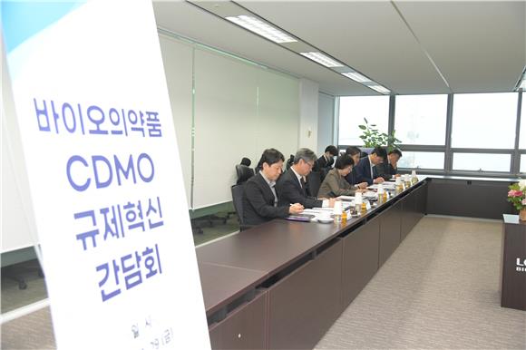 식약처, 바이오의약품 업체 간담회…"CDMO 적극 지원" 약속