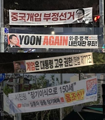 '대통령 지시'냐 '표현의 자유'냐...현수막 규제 놓고 지자체도 온도차 - 뉴스 썸네일 이미지